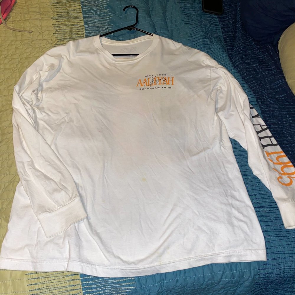 Urban Outfitters Aaliyah Long Sleeve Tee Shirt
